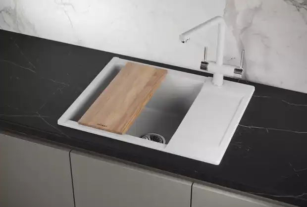 Врезные мойки с крылом ESTETICA