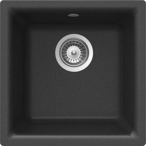 Мойка  Euro 40 (N-100) Cristalite, 400x400, оникс