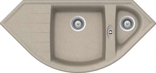 Мойка  Genius 90С (С-150)  Cristalite, 1113x520, саббиа