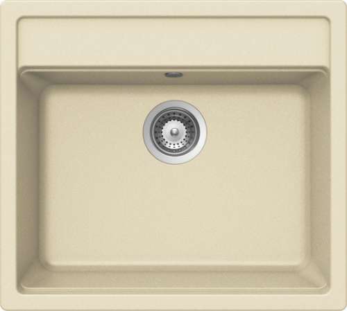 Мойка  Nemo 60 (N-100) Cristalite, 570x510, лунный камень