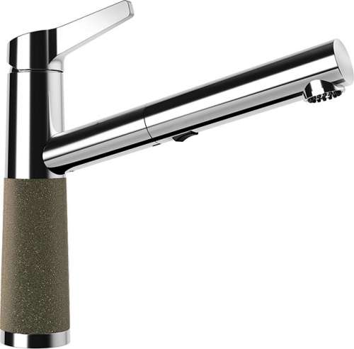 Смеситель (Schock) SC-510-D, Cristadur,хром/бронза