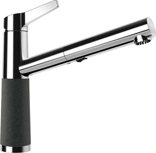 Смеситель (Schock) SC-510-D, Cristalite, хром/оникс
