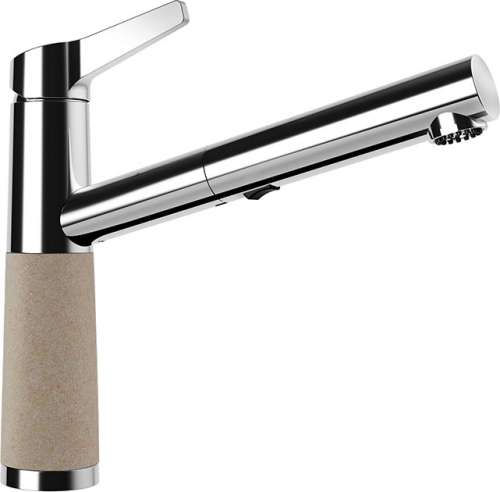 Смеситель (Schock) SC-510-D, Cristalite, хром/саббиа