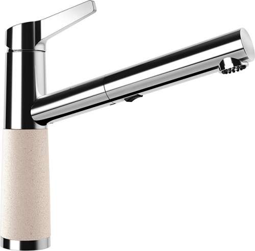 Смеситель (Schock) SC-510-D, Cristalite, хром/эверест