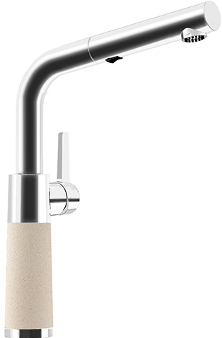 Смеситель (Schock) SC-540-D, Cristalite, хром/эверест