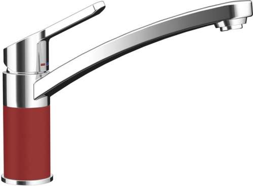 Смеситель (Schock) SC-90 , Cristadur хром/красный
