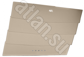 Кухонная вытяжка ATLAN 3488 D LCD turbo 60 см beige