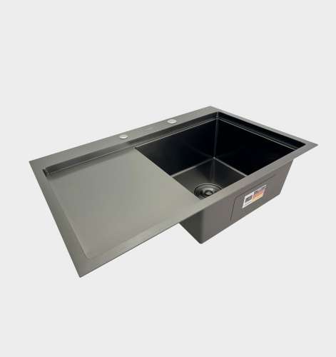 Мойка для кухни Hoffger 7850 Black (правая чаша)