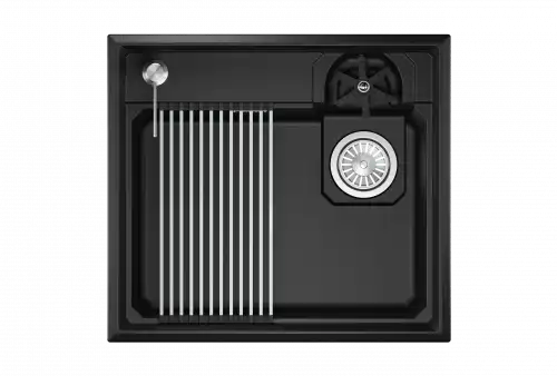Мойка для кухни Granula Kitchen Space Rinzer 5807R шварц