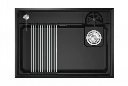 Мойка для кухни Granula Kitchen Space Rinzer 7308R шварц