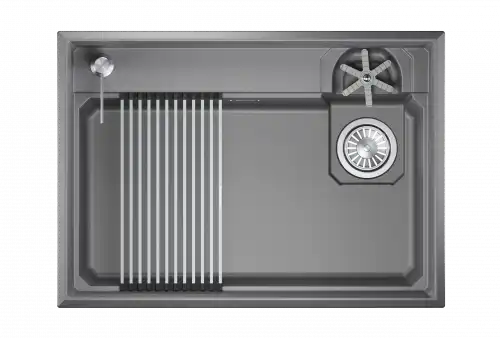 Мойка для кухни Granula Kitchen Space Rinzer 7308R алюминиум