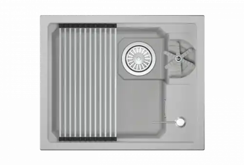 Мойка для кухни Granula Kitchen Space Rinzer 5505RU арктик