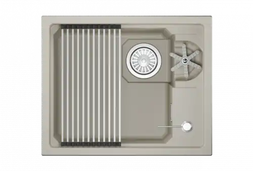 Мойка для кухни Granula Kitchen Space Rinzer 5505RU креман