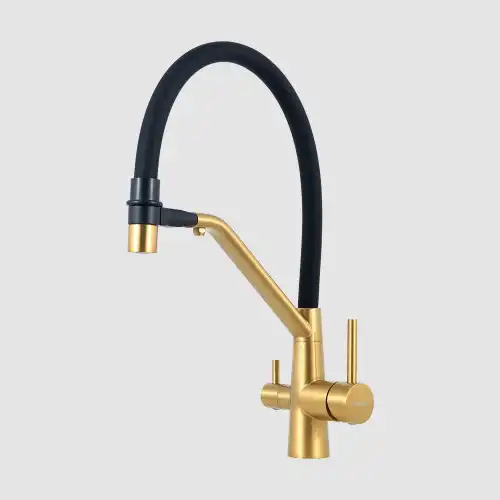 Смеситель для кухни Hoffger Mona 420 Gold (Золото)
